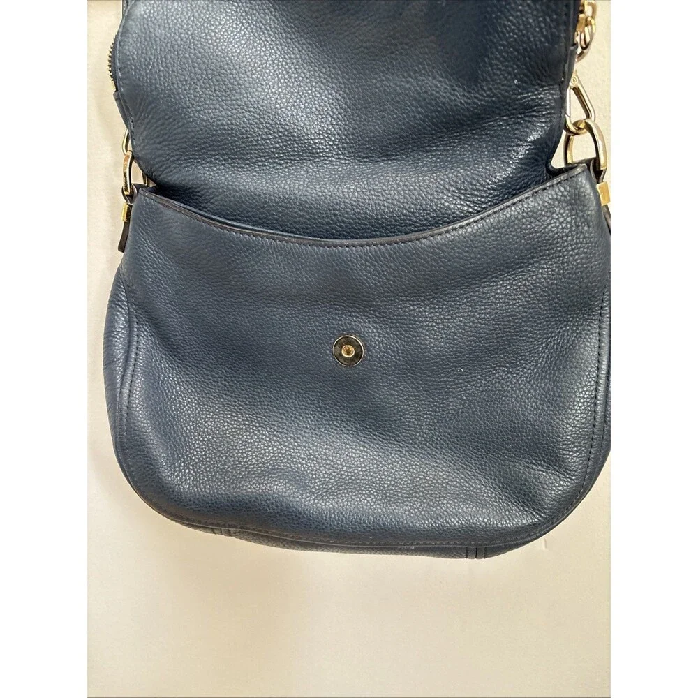 Michael Kors Bedford Leather Convertible Shoulder Crossbody Bag Y2K 90s Designer